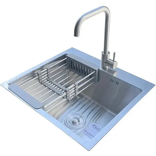 Комплект мийка + змішувач Romzha Arta U-490 (B)