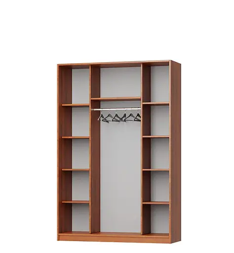 Шафа-купе дводверна MebelStar Комбо AL 2ДСП 150x60x210 см Бетон (MBS-2714) - фото 2