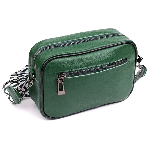 Стеганая женская сумка Vintage из натуральной кожи 21х14х8 см sum0027042 - фото 2