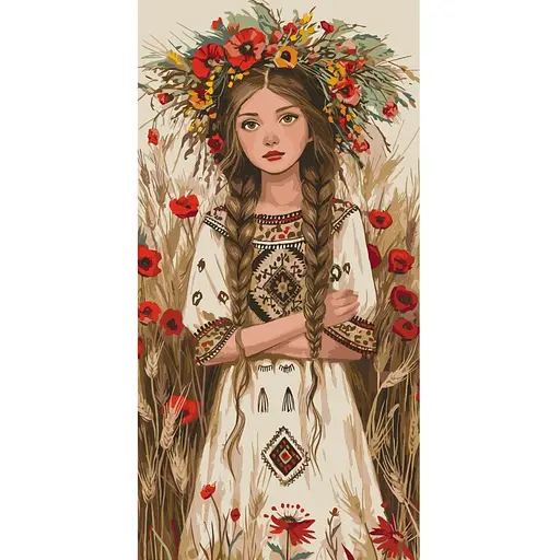 Набір для розпису ArtCraft Польова панночка 40 x 80 см (10133-AC)