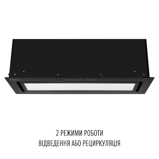 Вытяжка полновстраиваемая Perfelli Design Vision 9 Nero Silenzio - фото 7