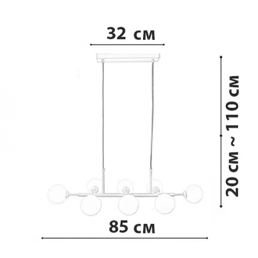 Подвесная люстра Friendlylight Mini Frost FL5115 - фото 3