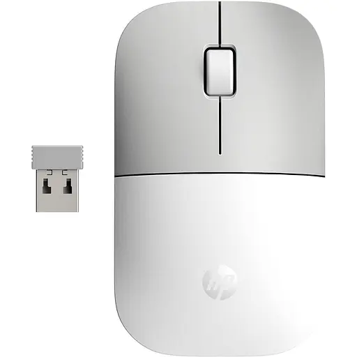 Мышь HP Z3700 Ceramic White Wireless Mouse, 3 кн., 1200 dpi (171D8AA) - фото 1