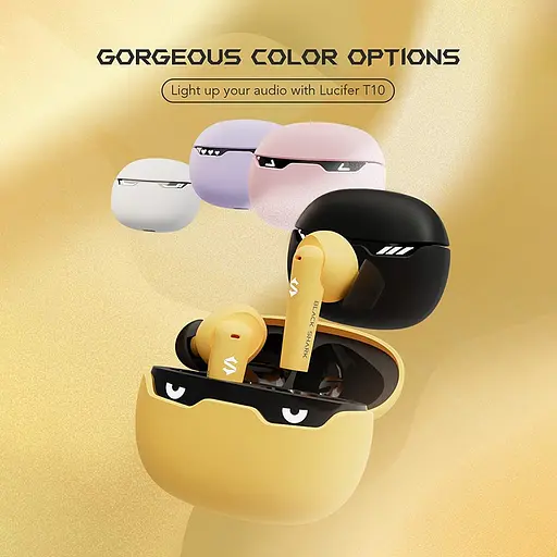 TWS-навушники Black Shark Lucifer T10 yellow - фото 3