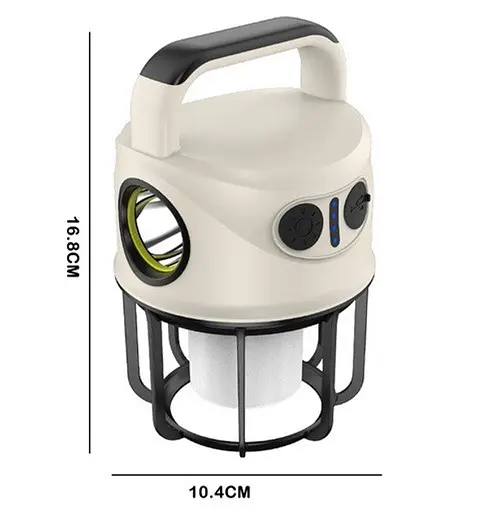 Кемпинговый переносной аккумуляторный фонарь CH-22025 Power bank Li-Ion аккумулятор ЗУ Type-C - фото 6