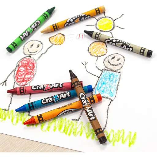 Мел восковой Cra-Z-Art легкосмываемый большой 16 шт. (10204CRA) - фото 8