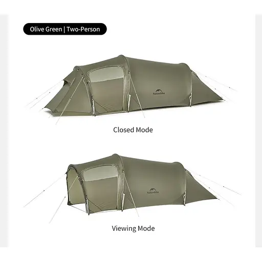 Намет двомісний Naturehike Opalus UL CNK2450WS036 Темно-зелений - фото 7