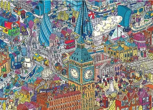 Пазл Trefl Безграничная коллекция. Город в деталях: Лондон 1000 эл. (10750) - фото 2