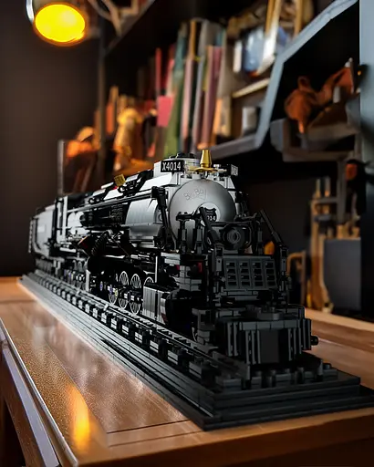 Конструктор Nifeliz Локомотив "Big Boy" з підставкою (NF10263) - фото 4