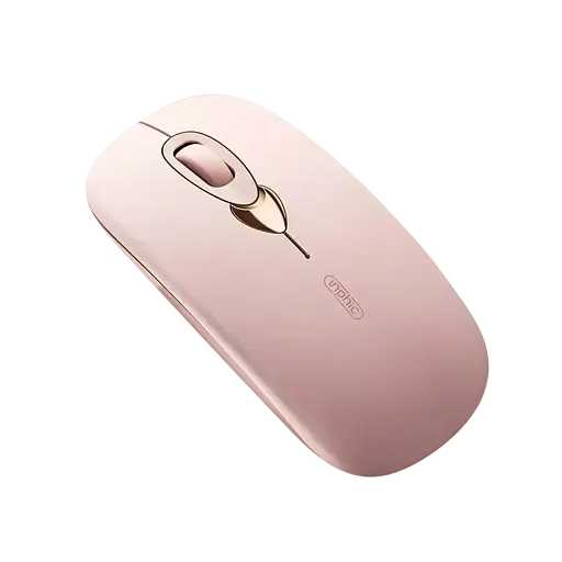 Мышь беспроводная INPHIC Q8 Ultra-thin Pink