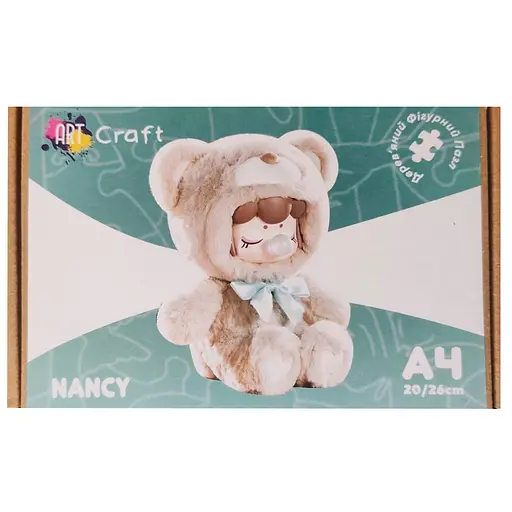 Фигурный пазл из дерева "Нэнси" Art Craft PZ015-A4C-AC 75-125 деталей, размер А4 - фото 2