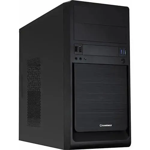 Корпус GameMax MT-301 чорний, без БЖ, Mini Tower, Micro ATX / Mini ITX, 2хUSB 2.0, 2хUSB 3.0, 380x173x368 мм, 0.5 мм, 3.2 кг - фото 1