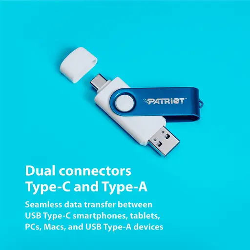 USB флеш накопитель Patriot 256 ГБ Xporter X550 USB 3.2/Type-C (PS256GX550AAD) - фото 6