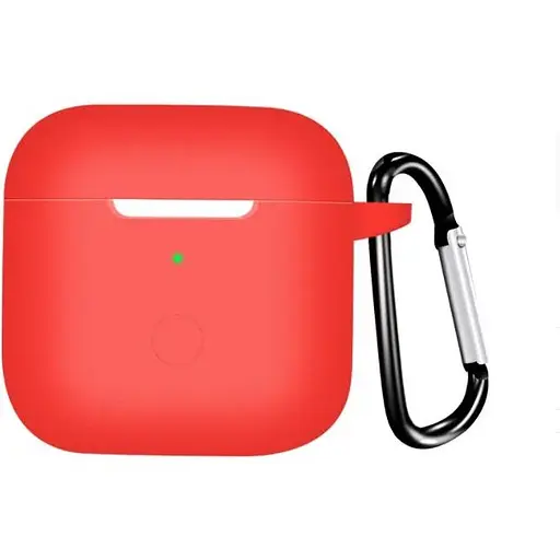 Чехол-накладка DK Silicone Candy Friendly с карабином для Xiaomi Redmi Buds 3 (red)