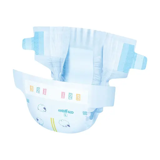 Упаковка підгузків Goo.N Plus XL (12-20 кг) на липучках для дітей унісекс 76 шт. (38 шт. х 2 шт.) - фото 3