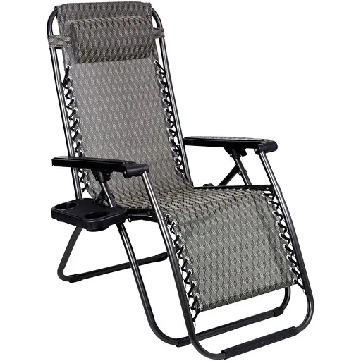 Раскладное садовое кресло шезлонг Orion Brown - фото 1