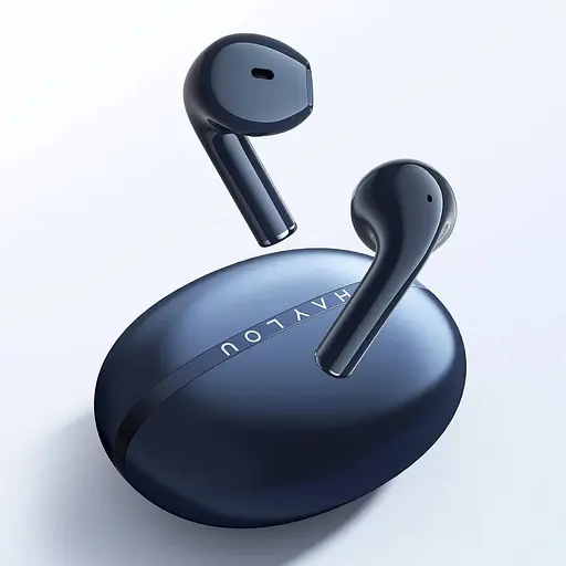 Бездротові навушники Bluetooth Haylou X1, BT5.3, ENC, IPX4, 6h, TWS Earbuds blue 2024 UA UCRF - фото 3