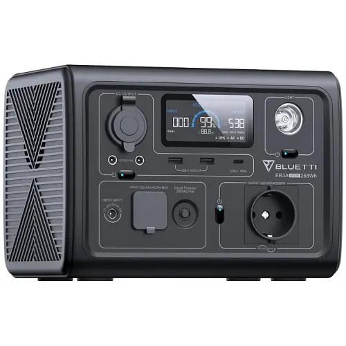 Зарядна станція Bluetti EB3A 600W 268Wh - фото 2