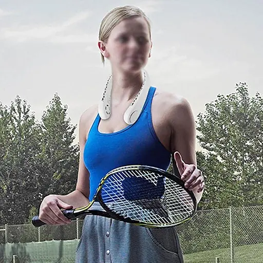 Беслопастный подвесной шейный вентилятор A8 USB - фото 4