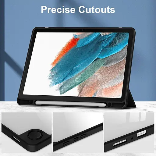 Чохол TPUCristal SlimTPU Spen holder Samsung Galaxy Tab A9 Plus SM X210 X215 X216 Чорний - фото 5
