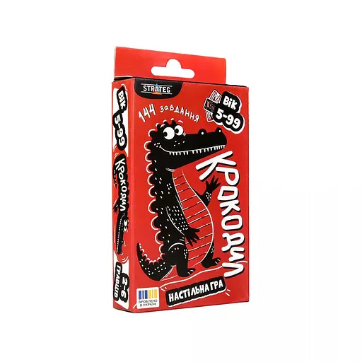 Настільна гра "Крокодил" 30686 Strateg, на укр.мові, в коробці (4823113882594) - фото 1