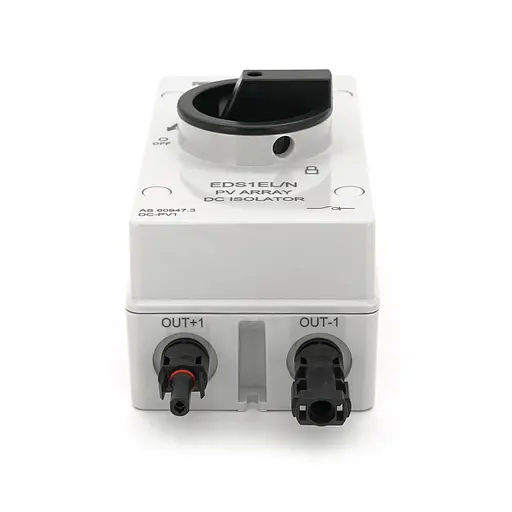 Поворотний вимикач VGreen EDS1EL/N32/2R (2MC4) 1000V 32A 2P IP66 Grey - фото 4