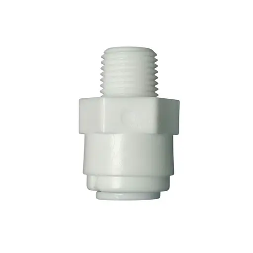 Переходник прямой "-" с наружной резьбой 3/8" трубки*1/4" резьба