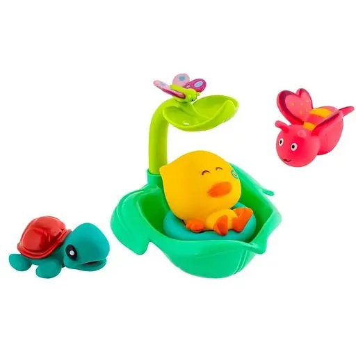 Набор игрушек для ванны Baby Team Водное приключение разноцветный (9036_набор с ракушкой) - фото 6