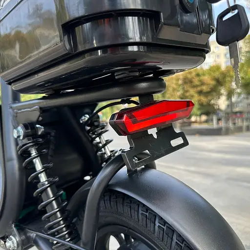 Электросамокат EVOBIKE Zen U12 MAX 2025 года черный | электросамокат с тремя фарами, корзинкой и багажником - фото 3