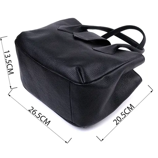 Женская сумка Shvigel с двумя ручками из натуральной кожи 26.5х20.5х13.5 см sum0029007 - фото 3