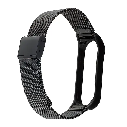 Ремінець Міланська Петля Mi Band 3/4 Чорний - фото 2