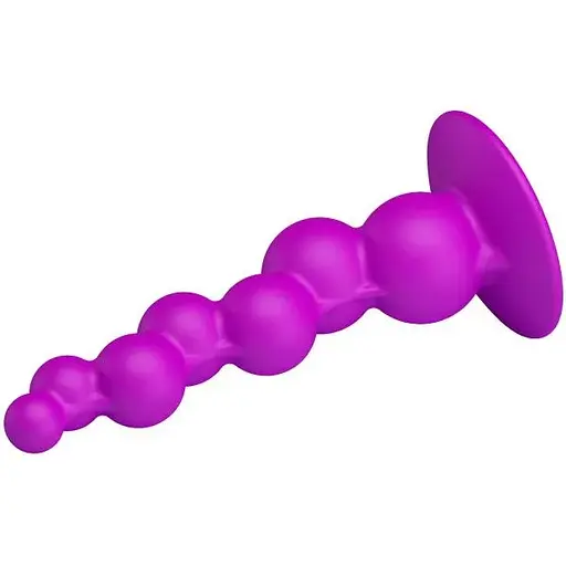 Анальний стимулятор Pretty Love на присосці BI-014158, Фіолетовий - фото 6