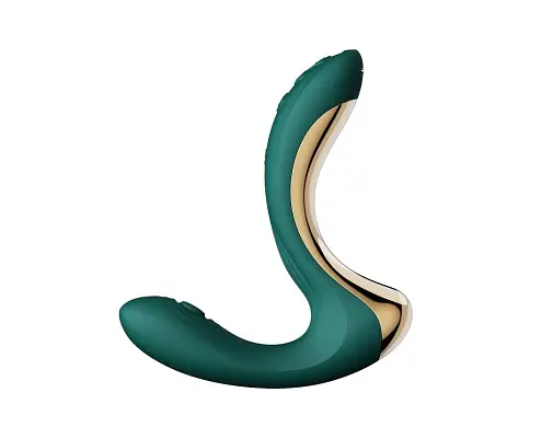 Вібратор Zalo Talis G-Spot PulseWave 14.4 см зелений - фото 3