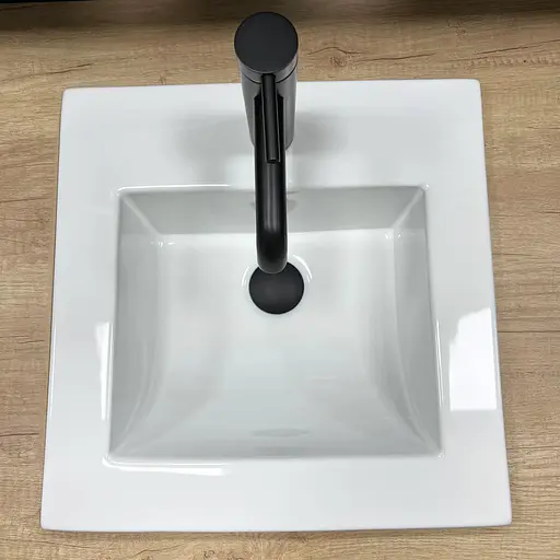 Умивальник VBI Ferrara 40 white врізний VBI-018011, Білий - фото 2