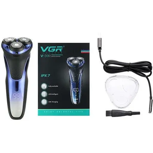 Електробритва VGR V-306 акумуляторна для стрижки волосся - фото 5