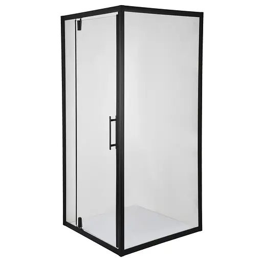 Душевая кабина Bravo Morava 90BT N 000023255, Черный матовый, прозрачный, Черный матовый - фото 1