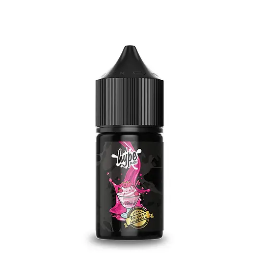 Набір компонентів для самозамісу сольової заправки Hype Black 30 мл Ice Cream Raspberry Малинове морозиво, 0-50 мг (17985) - фото 2