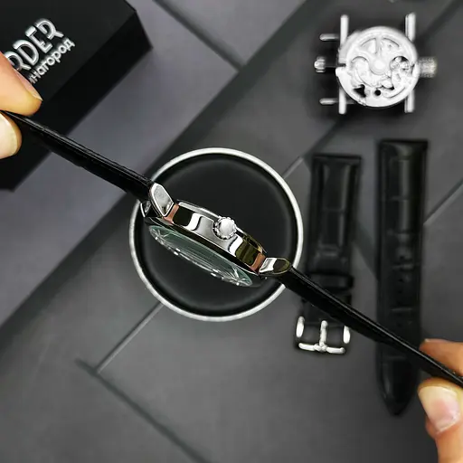 Наручний годинник чоловічий 022 Київ II Silver-Black Awarder acs0031790 - фото 5