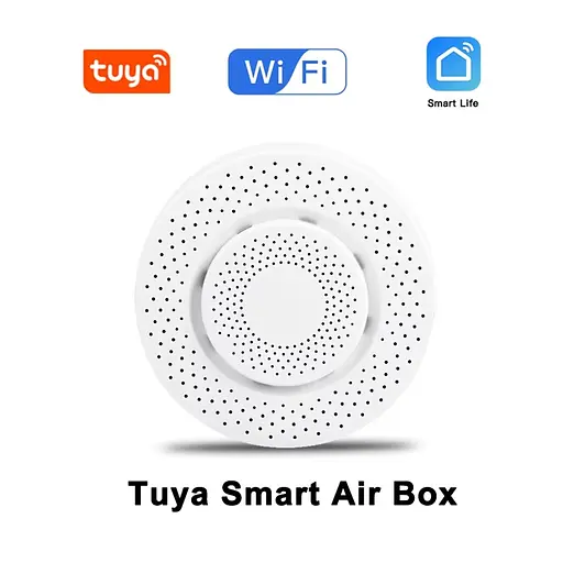 Wifi датчик аналізатор якості повітря за 5 параметрами Smart air box 01-Z, Tuya smart life app (101164) - фото 2