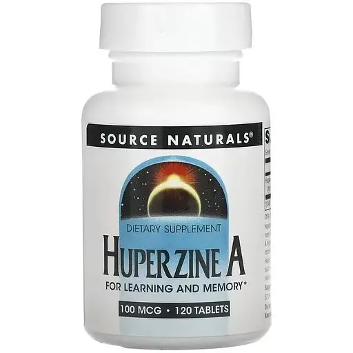 Натуральна добавка Source Naturals Huperzine А 100 mcg, 120 таблеток