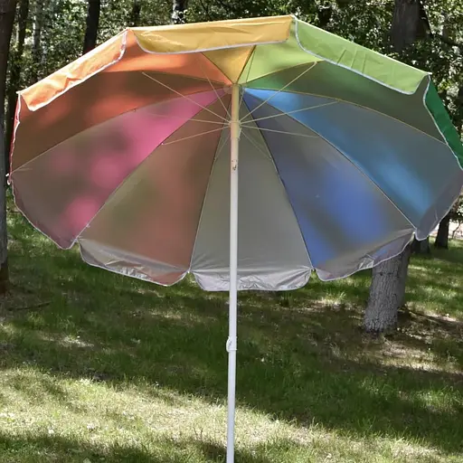 Зонт садовый Jumi Garden 220см цветной - фото 9