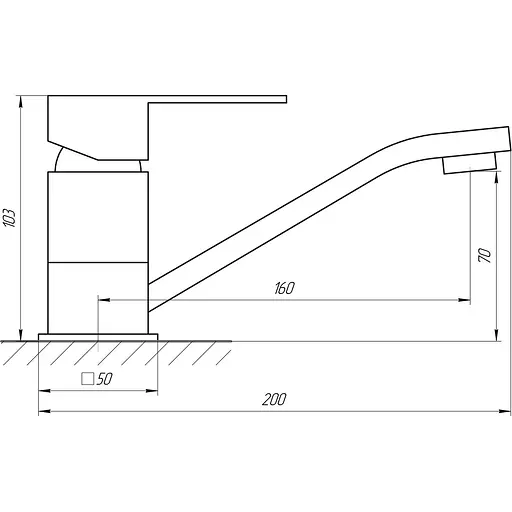 Змішувач для раковини Globus Lux Milano GLM-0103M - фото 4