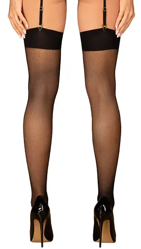 Сексуальні панчохи Obsessive S823 S/M/L чорний - фото 4