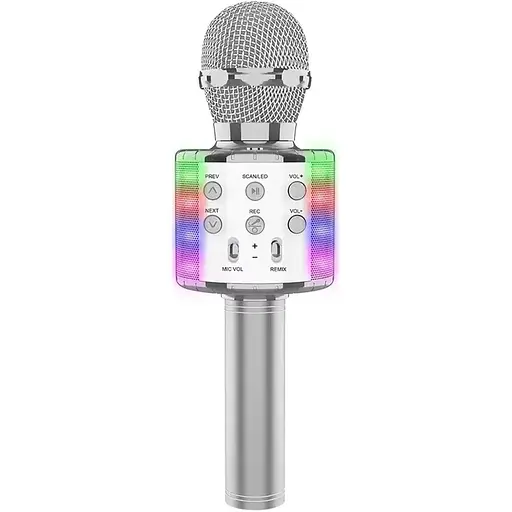 Мікрофон з караоке Epik WS858L Silver [124192]