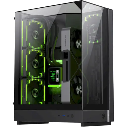 Корпус GameMax T20 Black with window (T20 BK) - фото 1