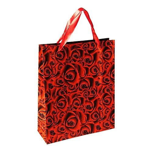 Пакет Червона троянда 26х10х32 см - фото 1