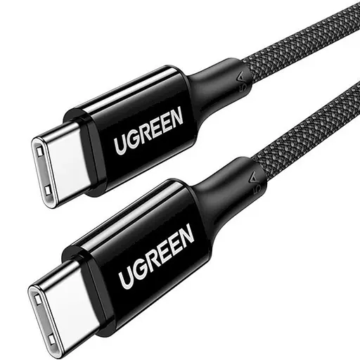 Кабель 5 А швидкісний Ugreen US557 Type-C to Type-C 100W 5A 1 м - фото 1