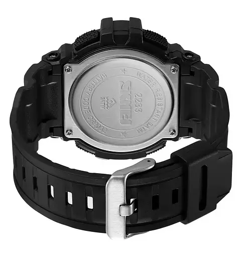 Часы мужские спортивные Skmei 2233 compass с компасом (Черный) - фото 8