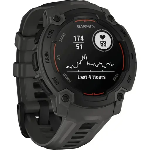 Смарт-часы Garmin Instinct E 45mm Black with Charcoal Band 010-02933-00 - фото 4