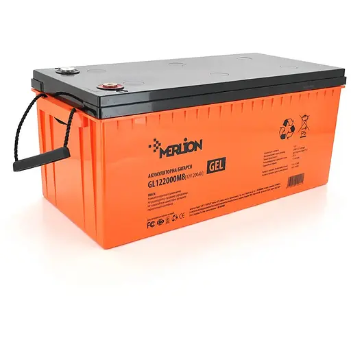 Аккумуляторная батарея MERLION GL122000M8 12 V 200 Ah ( 522 х 240 х 219 ) Q1/18